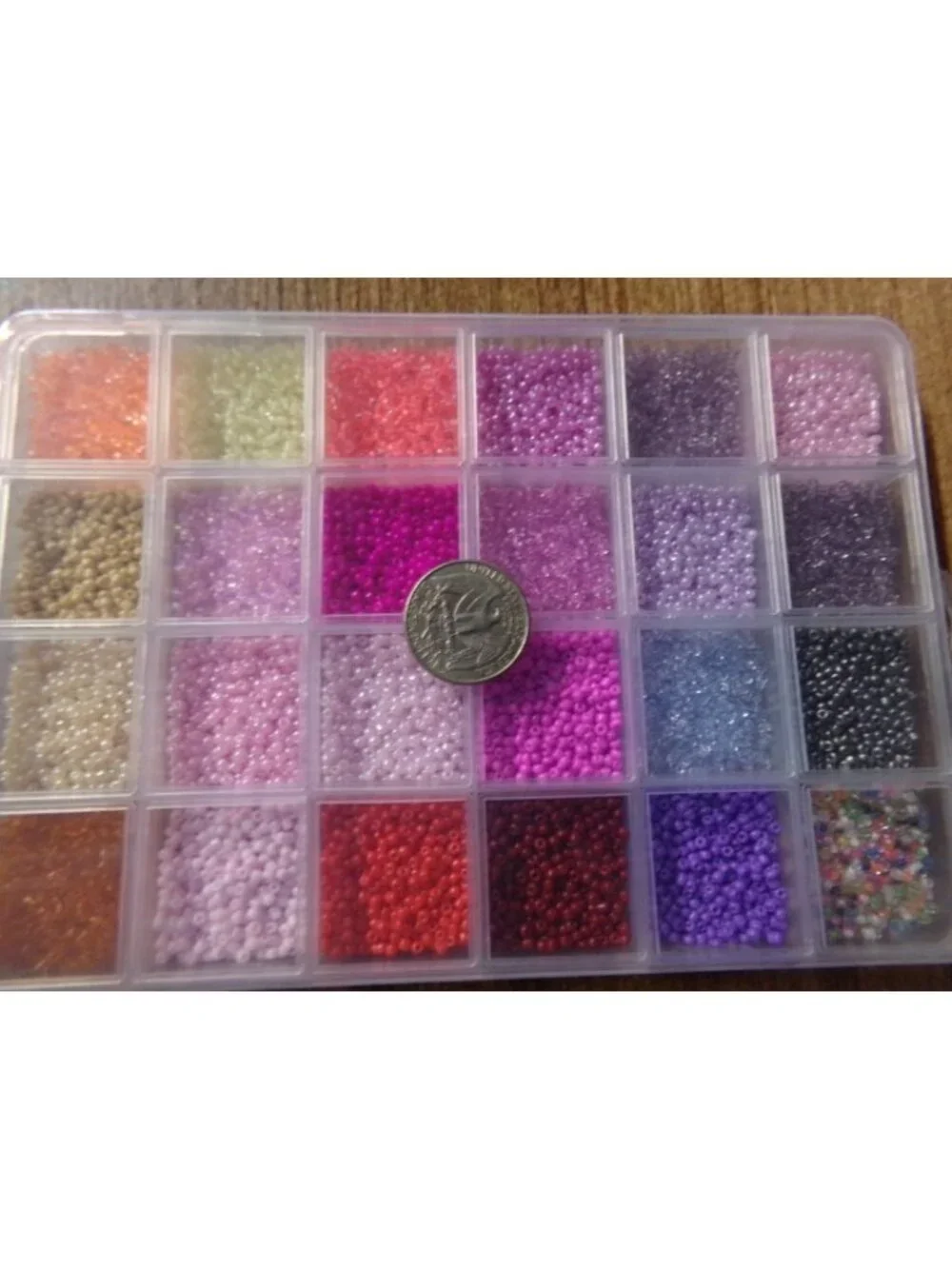Mixed Color Seed Beads Set in Container Set #3
